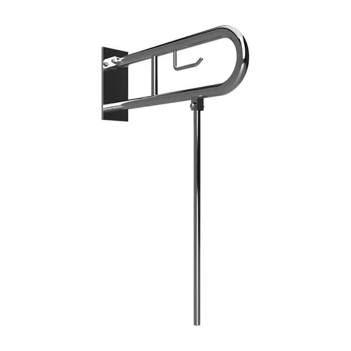 Bemeta Help madlo sklopné, s držiakom toal.pap.nehrdzavejúca oceľ 301407321N