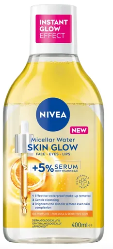 NIVEA SKIN GLOW - Rozjasňujúca micelárna voda (0,4 L)