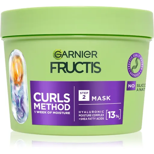 Garnier Fructis Curls Method hydratačná maska na vlasy pre vlnité a kučeravé vlasy 370 ml