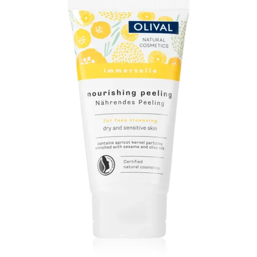 Olival Immortelle Nourishing Peeling jemný pleťový peeling pre suchú a citlivú pokožku 75 ml