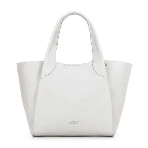 Dámsky kabelka z ekokože biely 100-4Y-437-0