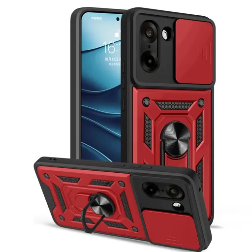 RING CAMERA Kryt s držiakom pre OnePlus Nord CE 5 5G červený