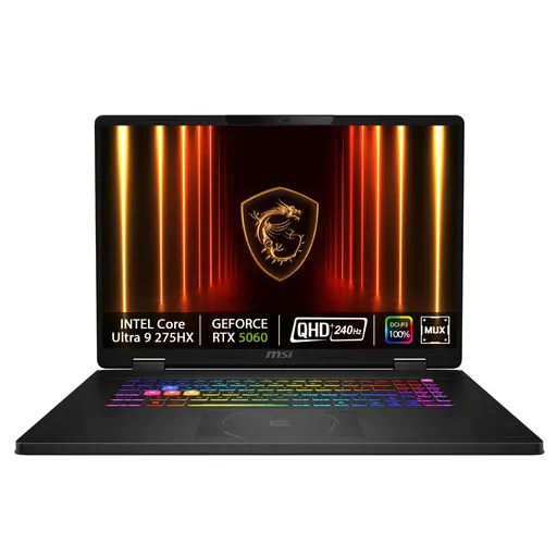 MSI Crosshair 18 HX AI A2XWFKG-027SK/Core Ultra 9 275HX/32GB/2TB/RTX 5060, 8GB/18" QHD+ IPS,240Hz/Win11 home/čierna