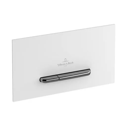 Villeroy & Boch ViConnect installation systems ovládacie tlačidlo viconnect, biele sklo 922160RE