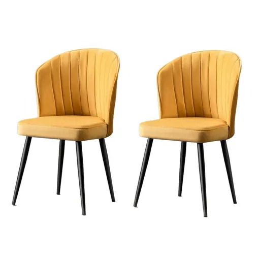 Súprava jedálenských stoličiek Rubi Yellow, 2 ks