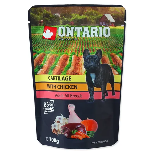 ONTARIO Vrecko chrupavky s kuracím vo vývare 100 g