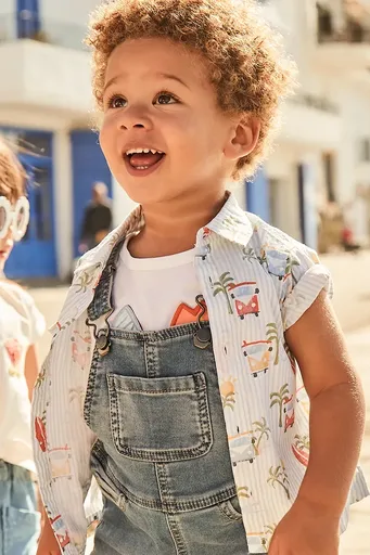 Detská bavlnená košeľa Mayoral