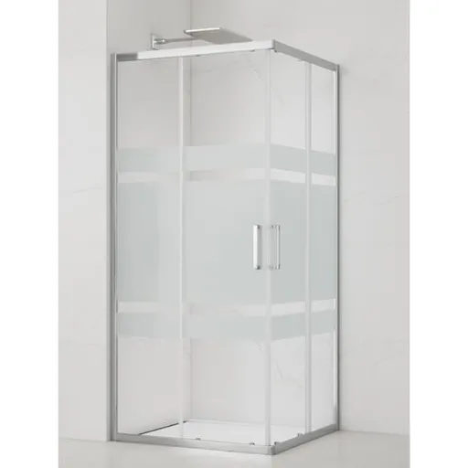 Sprchový kút štvorec 80x80 cm SAT TEX SIKOTEXQ80CRS