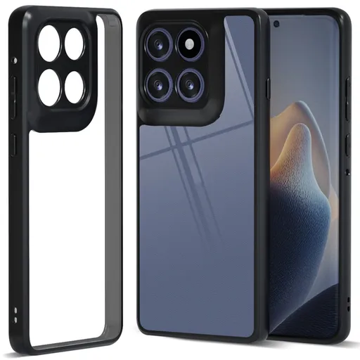 IBMRS Ochranný kryt pre Motorola Moto G86 5G / G86 Power 5G TRANSPARENT BLACK