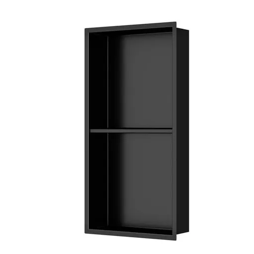 Vstavaná polička SAT Aurum matná čierna 33x63 cm SATAURN6030SMB