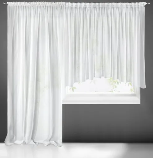 ArtFir Súprava záclon AGA P | biela 400 x 145 cm a 200 x 245 cm