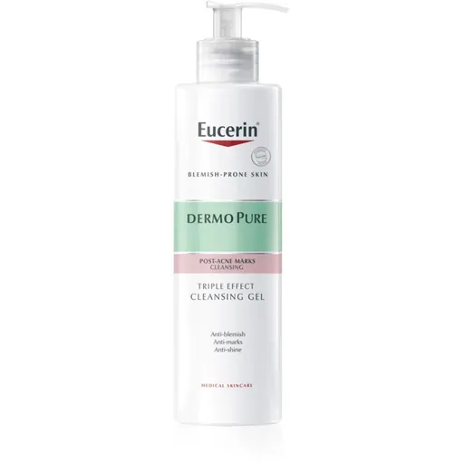 Eucerin DermoPure Triple Effect Cleansing Gel exfoliačný čistiaci gél s trojitým účinkom na tvár a telo 400 ml