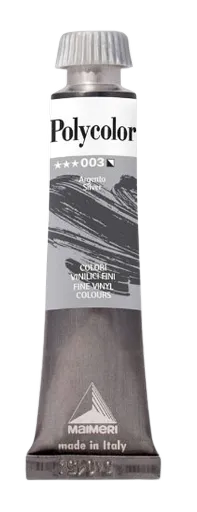 MAIMERI POLYCOLOR - Jemné vinylové farby 003 - silver, 20 ml