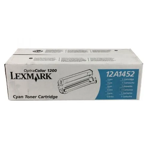 Lexmark 12A1452 azúrový (cyan) originálny toner