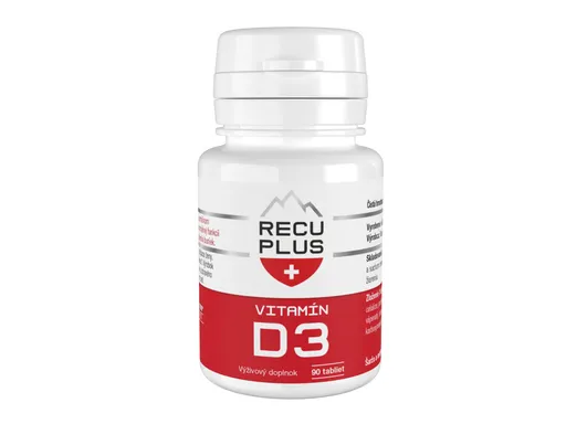 RECUPLUS vitamín D3 90 tabliet