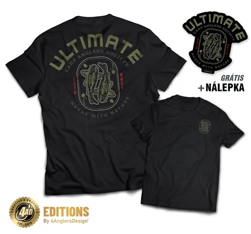 4anglersdesign tričko ultimate - xxl