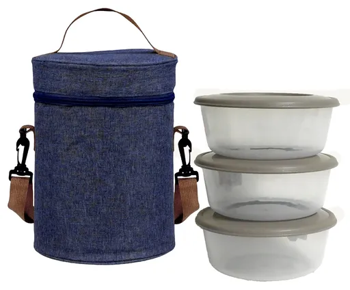 MAKRO - Termotaška a 3 ks miska s vekom 0,9l