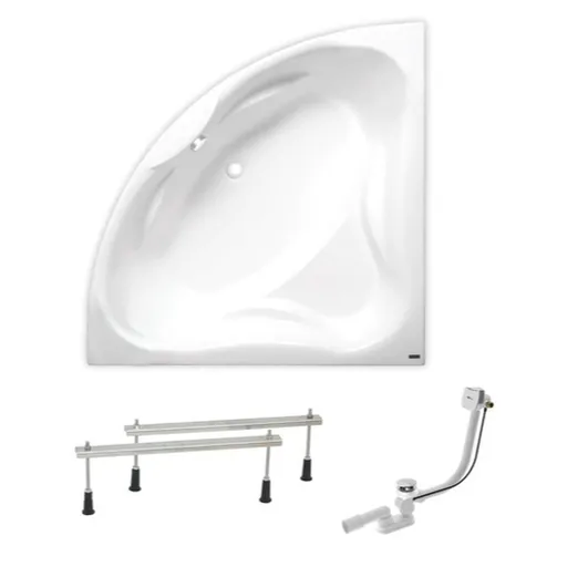 Rohová vaňa Laguna Cornelia 140x140 cm akrylát ľavá aj pravá SIKOCO1400APN