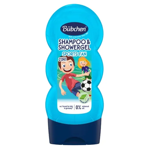 BÜBCHEN Kids šampón a sprchový gél 2v1 šport 230 ml