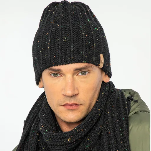 Pánska čiapka a šál Wittchen 99-SF-003-1