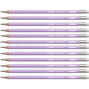 STABILO Swano Pastel HB pastel fialová 12 ks (4006381553551)