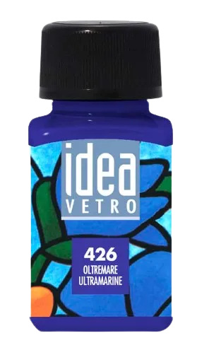 MAIMERI IDEA VETRO - Farby na sklo 426 - ultramarine, 60 ml