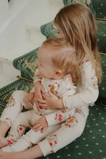 Detské pyžamo Konges Sløjd BASIC BLOUSE/PANTS SET GOTS