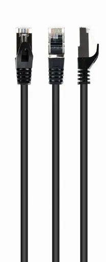 Gembird S/FTP Cat 6A prepojovací kábel LSZH, čierny, 10m