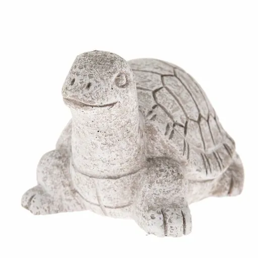 Záhradná dekorácia Korytnačka, betón, 11,5 x 7,5 x 8,5 cm, sivá