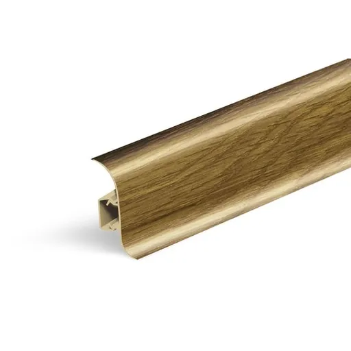 Lišta soklová Naturel dub Country , PVC dĺžka 250 cm, výška hrany 56 mm, NATNGF050