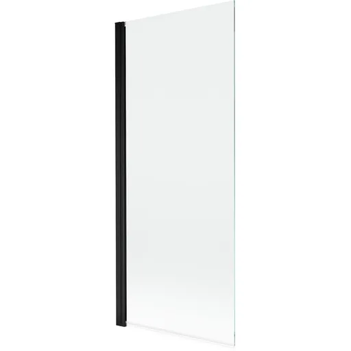 MEXEN - MIST vaňová zástena 80x150 cm 6mm 1-s, čierna, číra 8A9-080-001-70-00