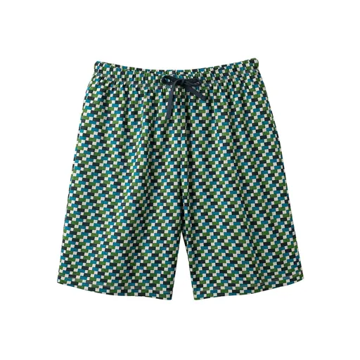 Pyžamové šortky s potlačou, námornícky modré