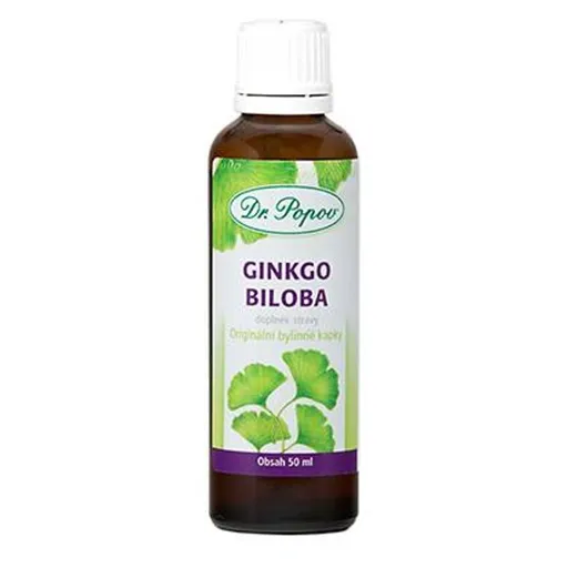 DR.POPOV Kvapky bylinné ginkgo biloba 50 ml