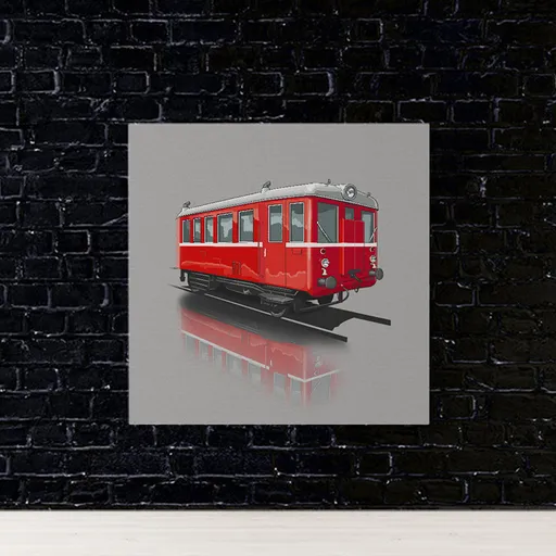 Obraz Hurvínek – motorový vozeň 131.1 (Rozmer obrazu: 70x70)