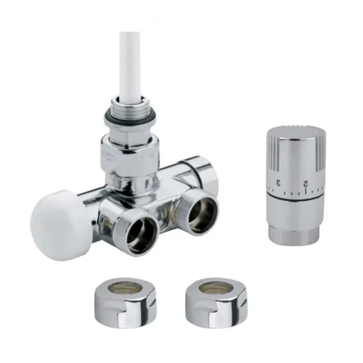 Termostatická sada ISAN rohová jednobodová pravá nerez O39NWCR149