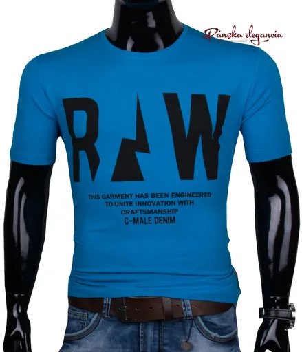 Sv.modré tričko pre pánov.