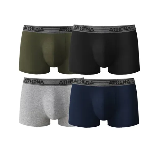 Súprava 4 boxeriek Basic Coton zn. Athena