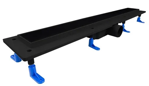 HOPA - Odtokový žľab STANDARDline BLACK - Rozmer A - 50 cm, Variant roštu - Klasszik OLPZLABST49BK