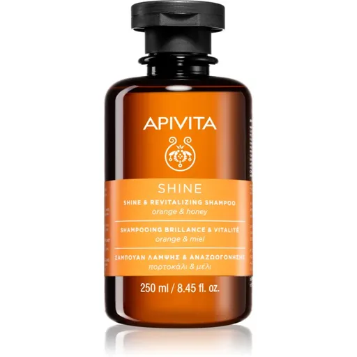 Apivita Shine Revitalizing Shampoo revitalizačný šampón pre posilnenie a lesk vlasov 250 ml
