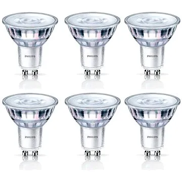Philips LEDClassic spot 4,6 - 50 W, GU10, 2700K, súprava 6 ks (929001215233)