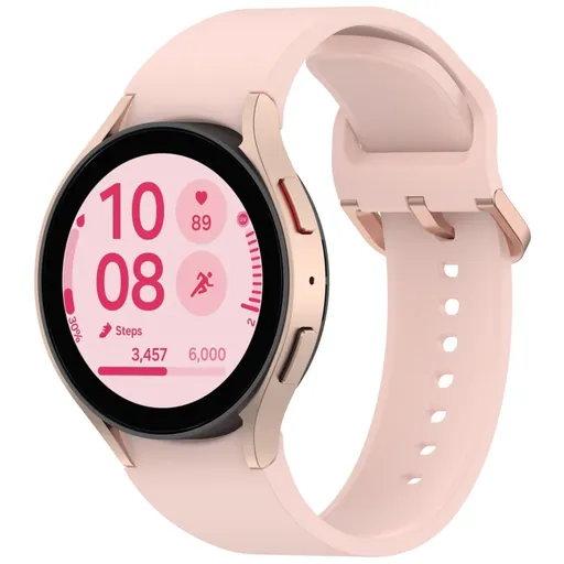 SILICONE Vymeniteľný remienok Samsung Galaxy Watch FE svetloružový