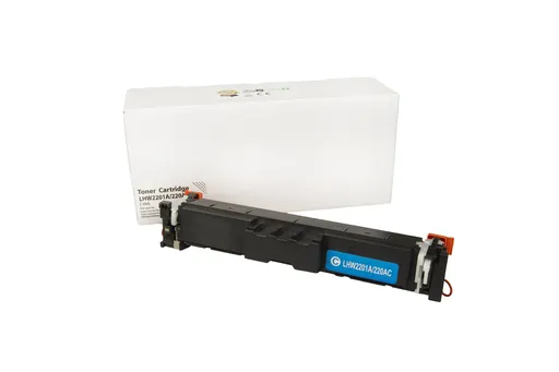 Kompatibilná tonerová náplň W2201A, 220A, 1800 listov pre tlačiarne HP (Orink white box), azurová