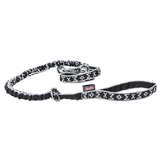 MANMAT Vodítko pre psov s amortizérom strieborná 175-230 cm