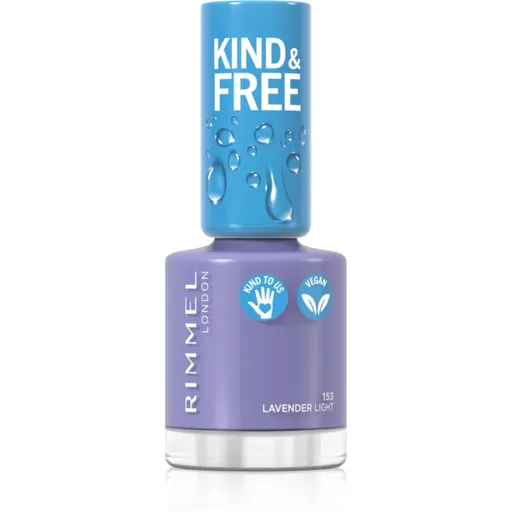 Rimmel Kind & Free lak na nechty odtieň 153 Lavender Light 8 ml