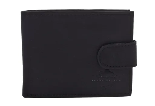 Malá kožená peňaženka MERCUCIO čierna 2311796