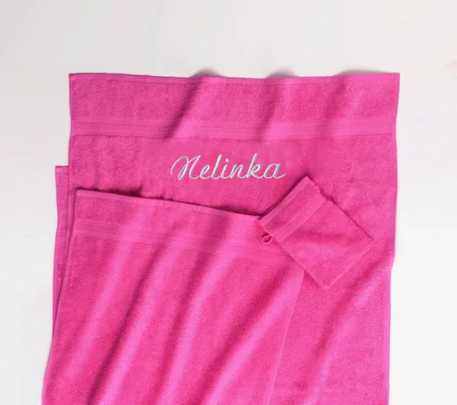 Froté uterák s výšivkou