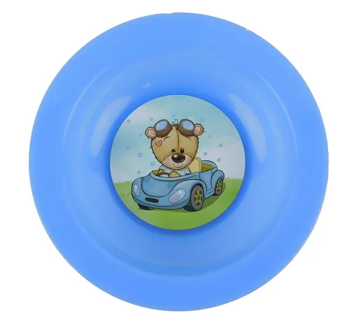 TVAR - Tanier detský hlboký IML Medvedík auto, umelá hmota