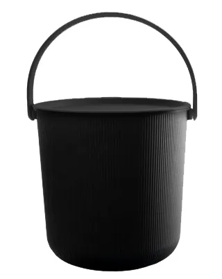 PLAST TEAM - Vedro / s.stolík 10l AKITA BLACK