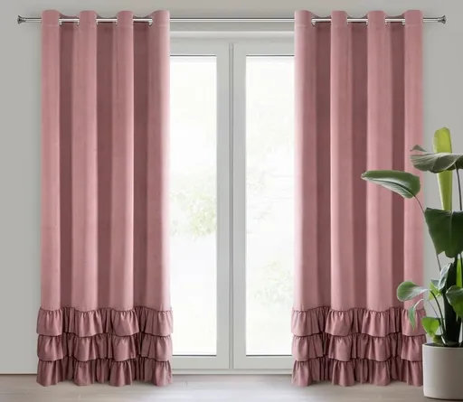 ArtFir Záves MEGI K | tmavoružová 140 x 250 cm