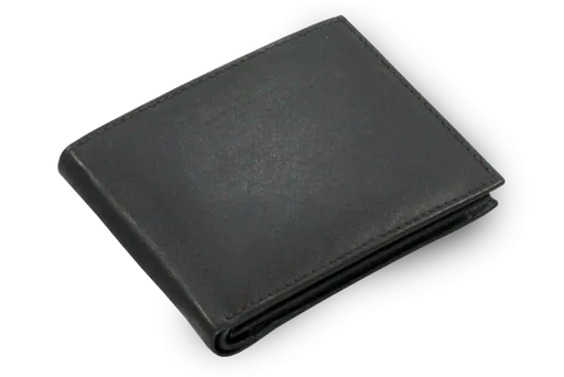 Čierna pánska kožená peňaženka 513-2904-60